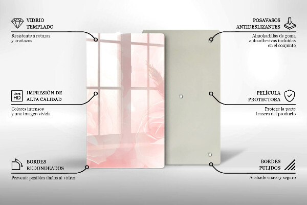 Kryt na sporák Pozadie pastelových ruží