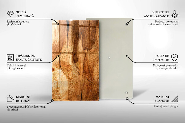 Kryt na sporák Textúra drevenej dosky