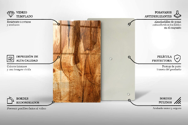 Kryt na sporák Textúra drevenej dosky