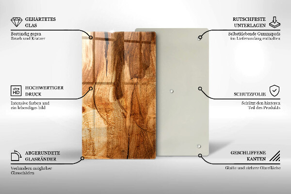 Kryt na sporák Textúra drevenej dosky