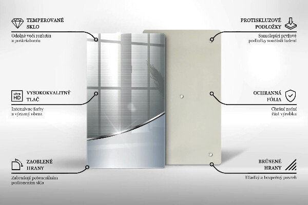 Kryt na sporák Kovový abstraktný vzor