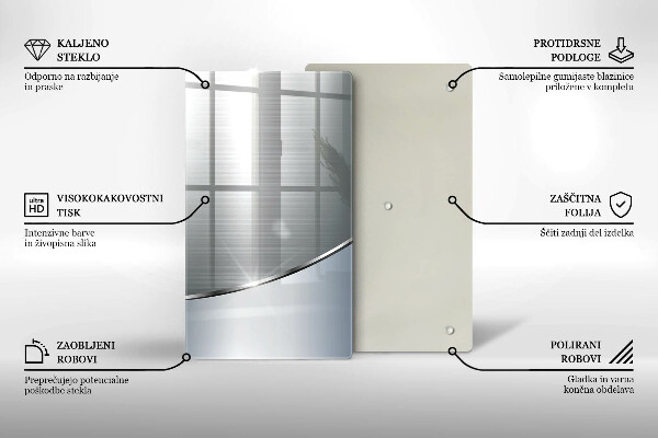 Kryt na sporák Kovový abstraktný vzor