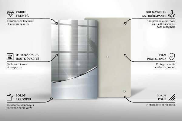 Kryt na sporák Kovový abstraktný vzor