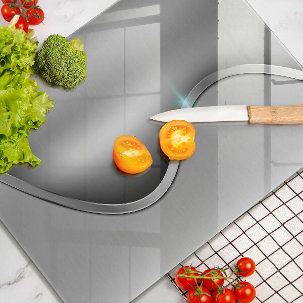 Kryt na sporák Abstraktný strieborný kov