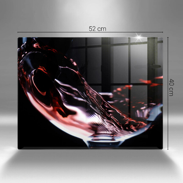 Kryt na plynový sporák Pohárik červeného vína