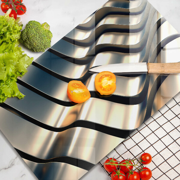 Krycia doska na sklokeramickú varnú dosku 3D kovové tvary