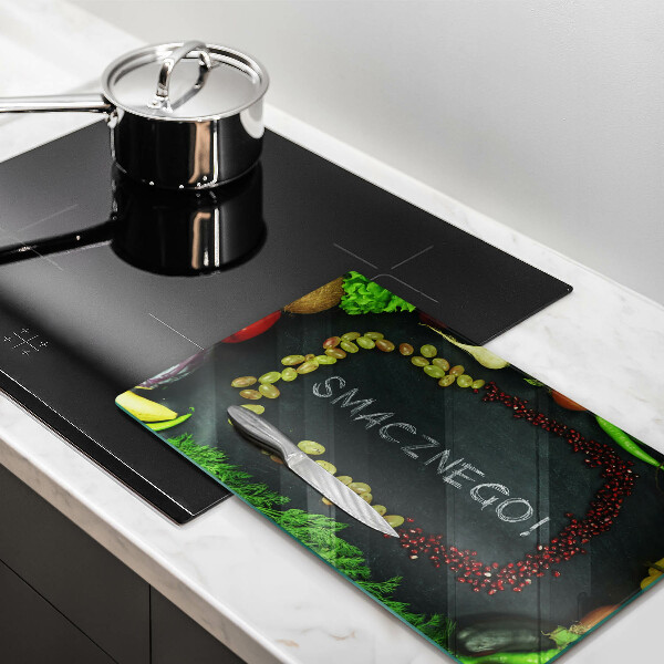 Krycia doska na sklokeramickú varnú dosku Smacznego!