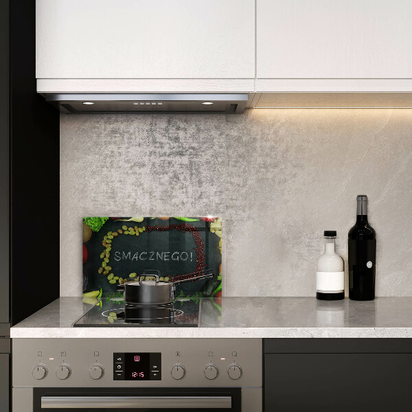 Krycia doska na sklokeramickú varnú dosku Smacznego!