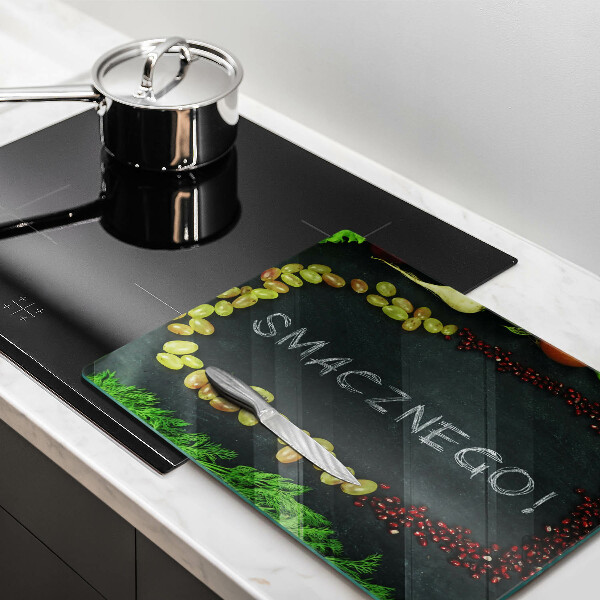 Krycia doska na sklokeramickú varnú dosku Smacznego!