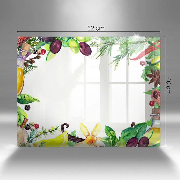 Kryt na plynový sporák Maľované jedlo