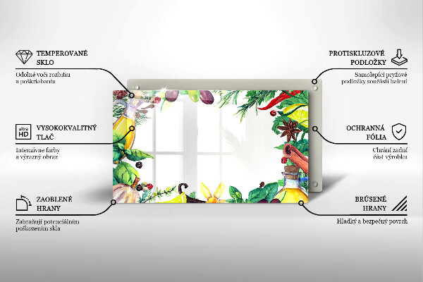 Kryt na plynový sporák Maľované jedlo