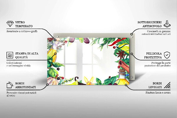 Kryt na plynový sporák Maľované jedlo