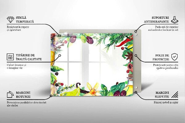 Kryt na plynový sporák Maľované jedlo