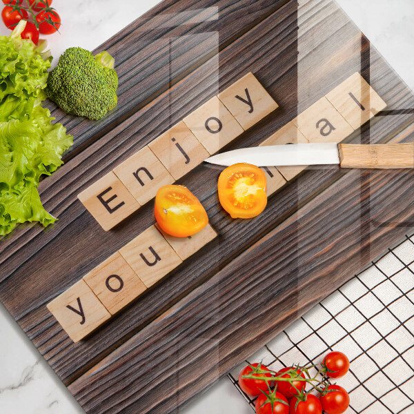 Kryt na plynový sporák Enjoy your meal