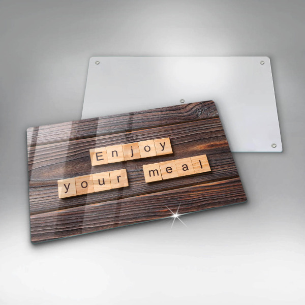 Kryt na plynový sporák Enjoy your meal