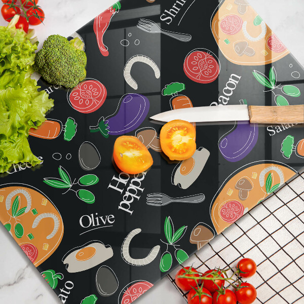 Kryt na plynový sporák Jedlo ilustrácie