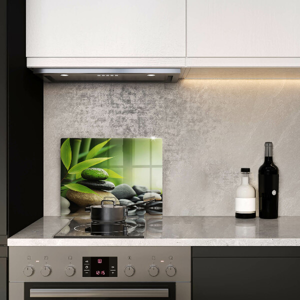 Kryt na plynový sporák Zen bambusové kamene