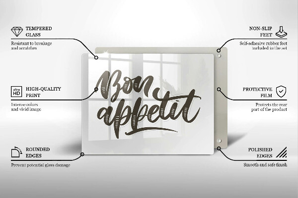 Kryt na plynový sporák Bon Appetit nápis