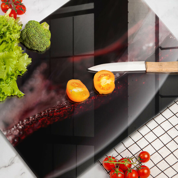 Kryt na plynový sporák Červené víno v pohári