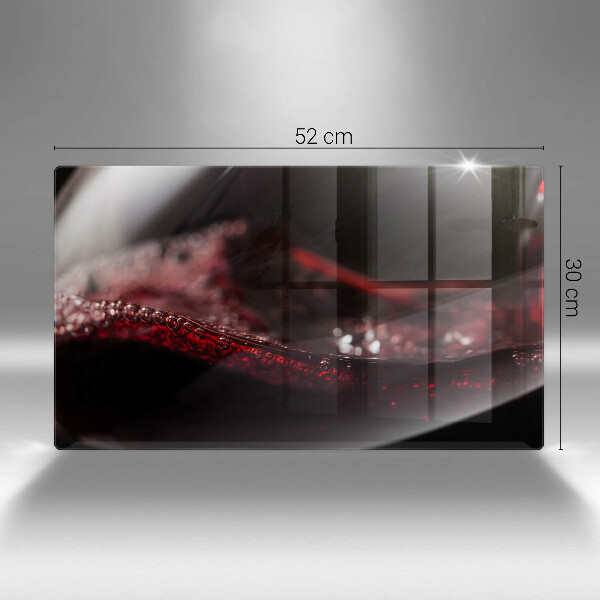 Kryt na plynový sporák Červené víno v pohári