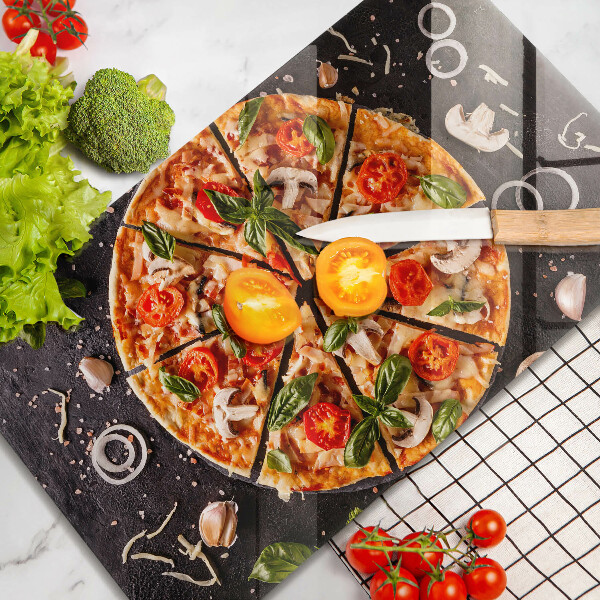 Kryt na plynový sporák Pizza s hubami