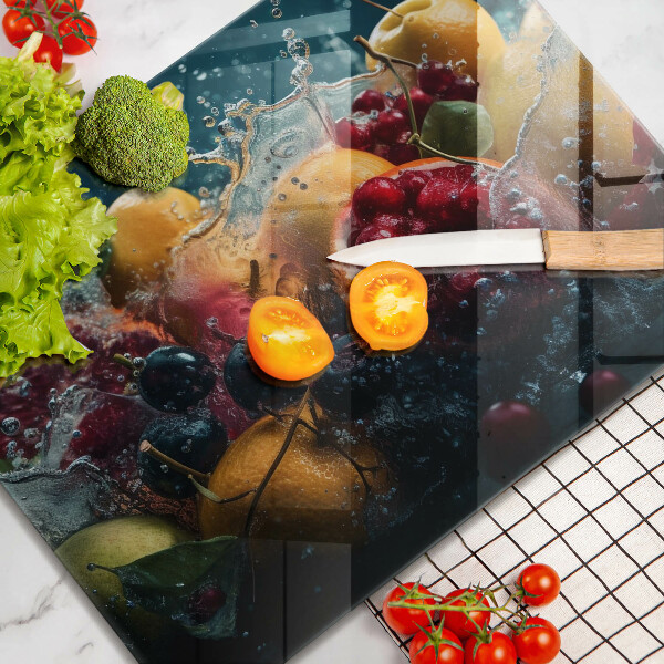 Kryt na plynový sporák Ovocie vo vode