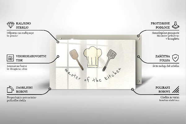 Kryt na plynový sporák Master of the Kitchen