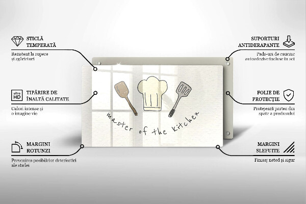 Kryt na plynový sporák Master of the Kitchen