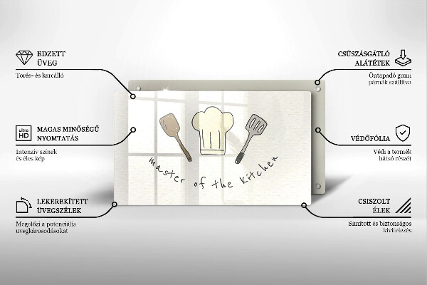 Kryt na plynový sporák Master of the Kitchen