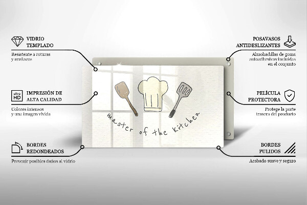 Kryt na plynový sporák Master of the Kitchen