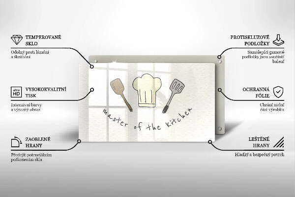 Kryt na plynový sporák Master of the Kitchen