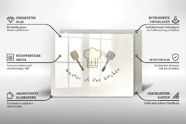 Kryt na plynový sporák Master of the Kitchen