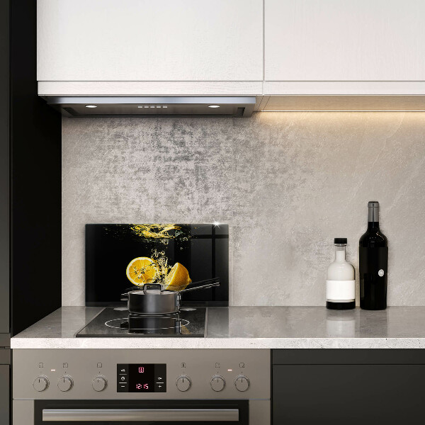 Krycia doska na sklokeramickú varnú dosku Šťavnaté citrónové ovocie