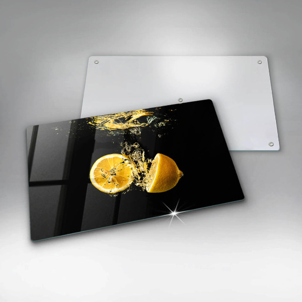 Krycia doska na sklokeramickú varnú dosku Šťavnaté citrónové ovocie