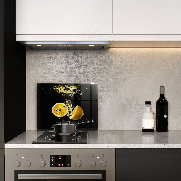 Krycia doska na sklokeramickú varnú dosku Šťavnaté citrónové ovocie