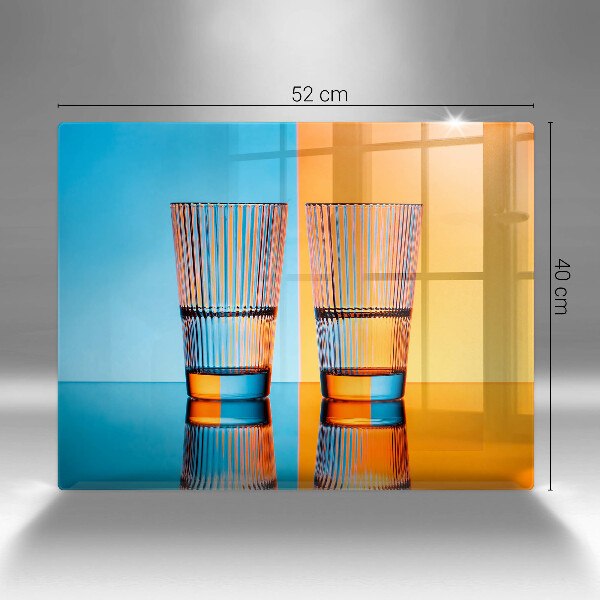 Kryt na plynový sporák Dva poháre vody