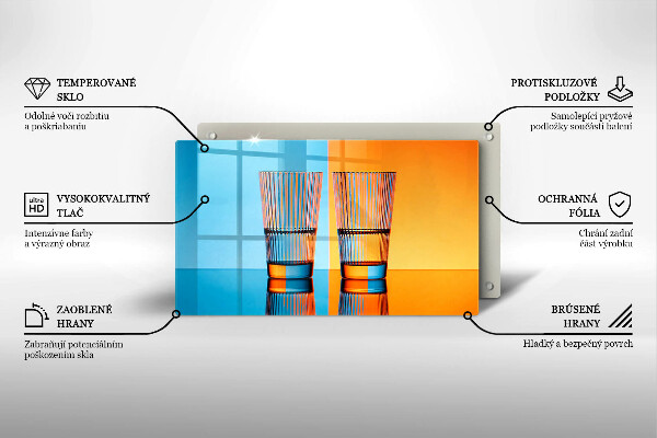 Kryt na plynový sporák Dva poháre vody
