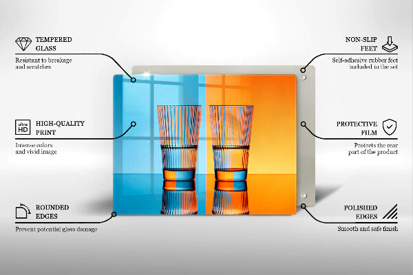 Kryt na plynový sporák Dva poháre vody