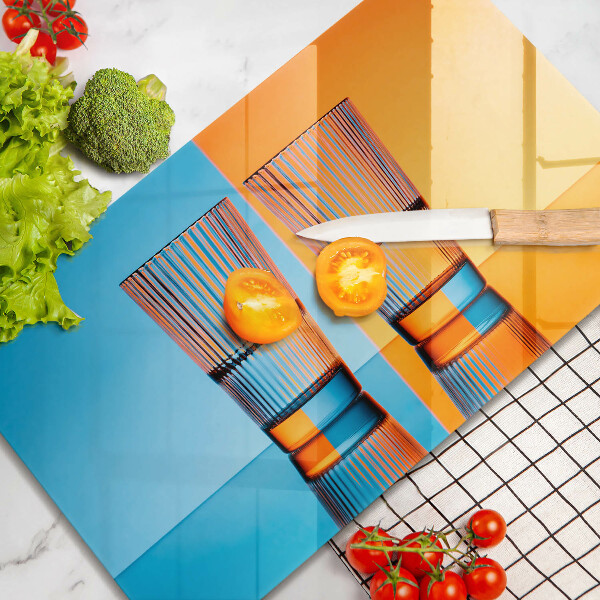 Kryt na plynový sporák Dva poháre vody