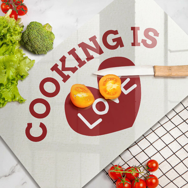 Kryt na plynový sporák Cooking is love