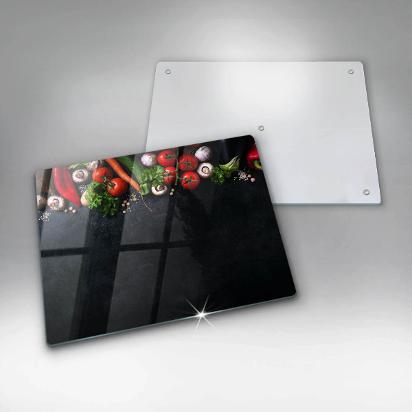 Kryt na plynový sporák Farebná zelenina