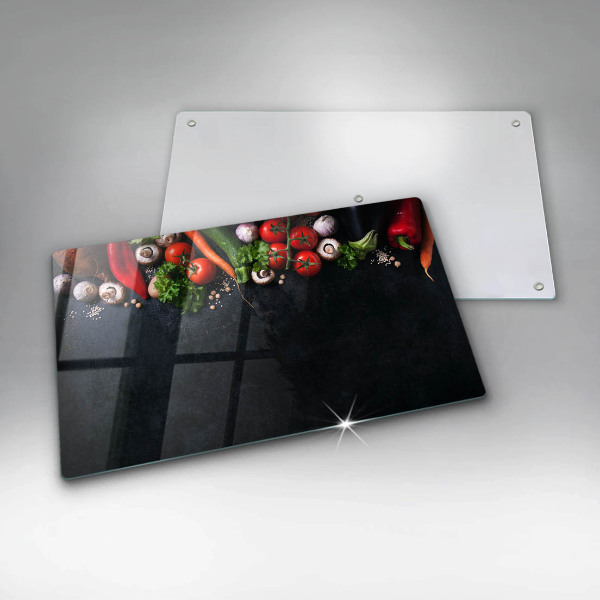 Kryt na plynový sporák Farebná zelenina