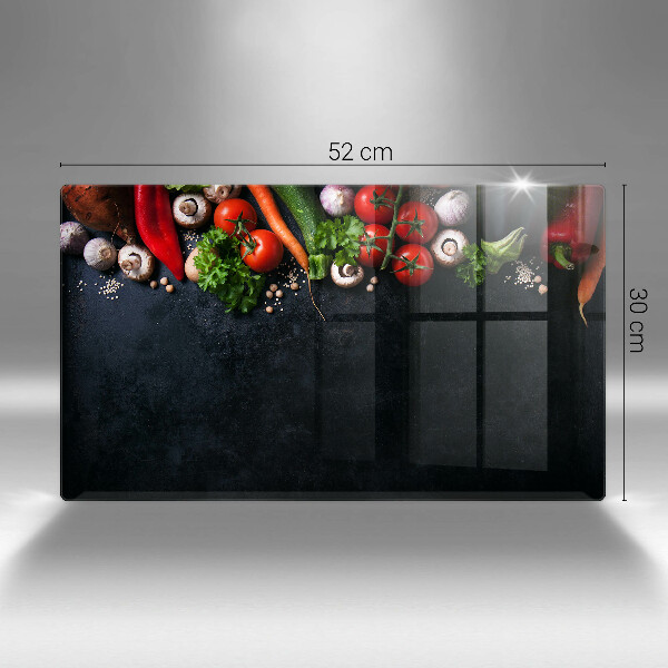 Kryt na plynový sporák Farebná zelenina