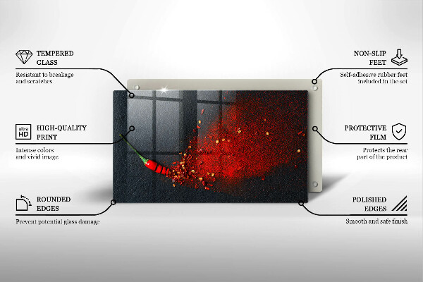 Kryt na plynový sporák Čili paprička