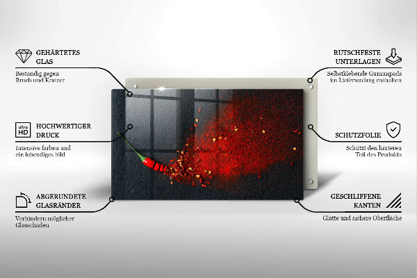 Kryt na plynový sporák Čili paprička