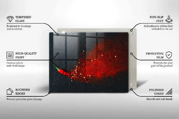 Kryt na plynový sporák Čili paprička