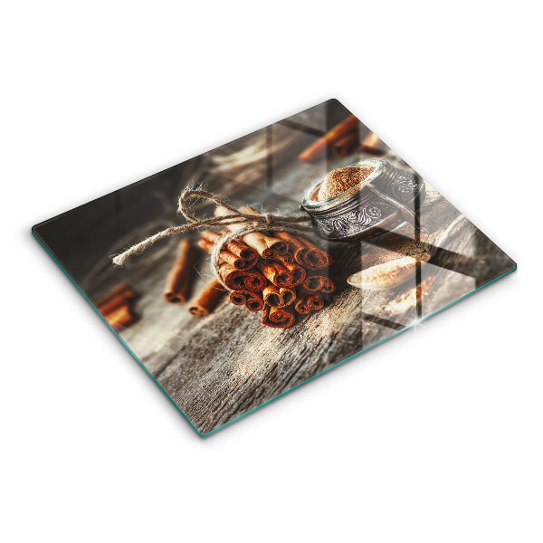 Sklenený kryt za sporák Vanilkové struky