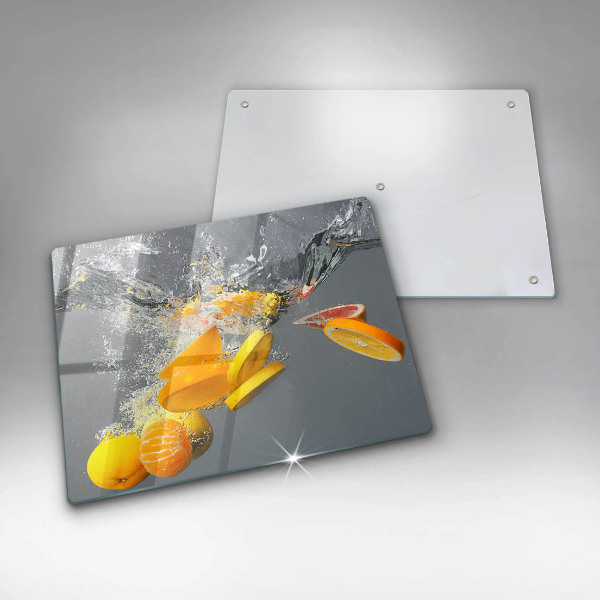 Kryt na plynový sporák Citróny vo vode