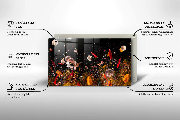 Kryt na plynový sporák Horúce korenie