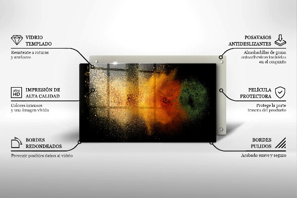 Kryt na plynový sporák Farebné korenie